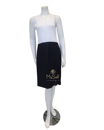 Slimit SLM2580 41" Cotton Top Nylon Bottom Full Slip myselflingerie.com